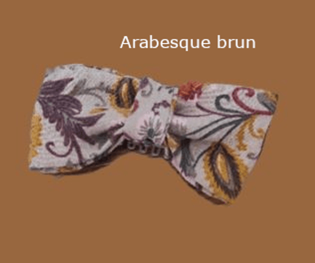 Barrette Nœud anti-glisse 1