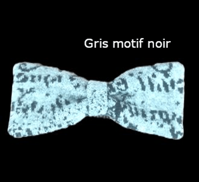 Barrette Nœud anti-glisse 3
