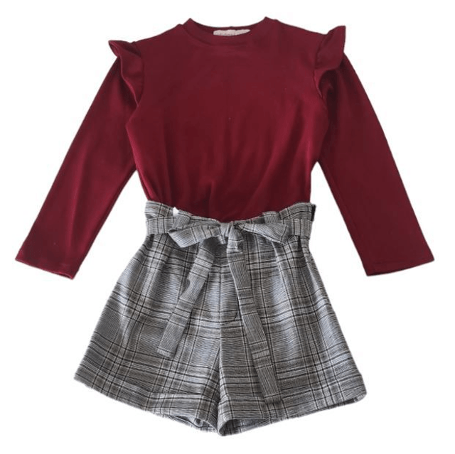 T-shirt bordeaux