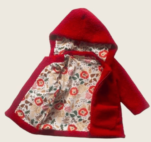 Manteau bouclette doublé