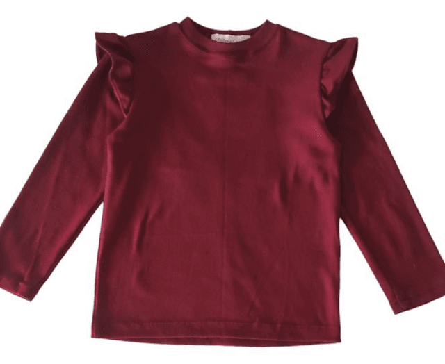 T-shirt bordeaux